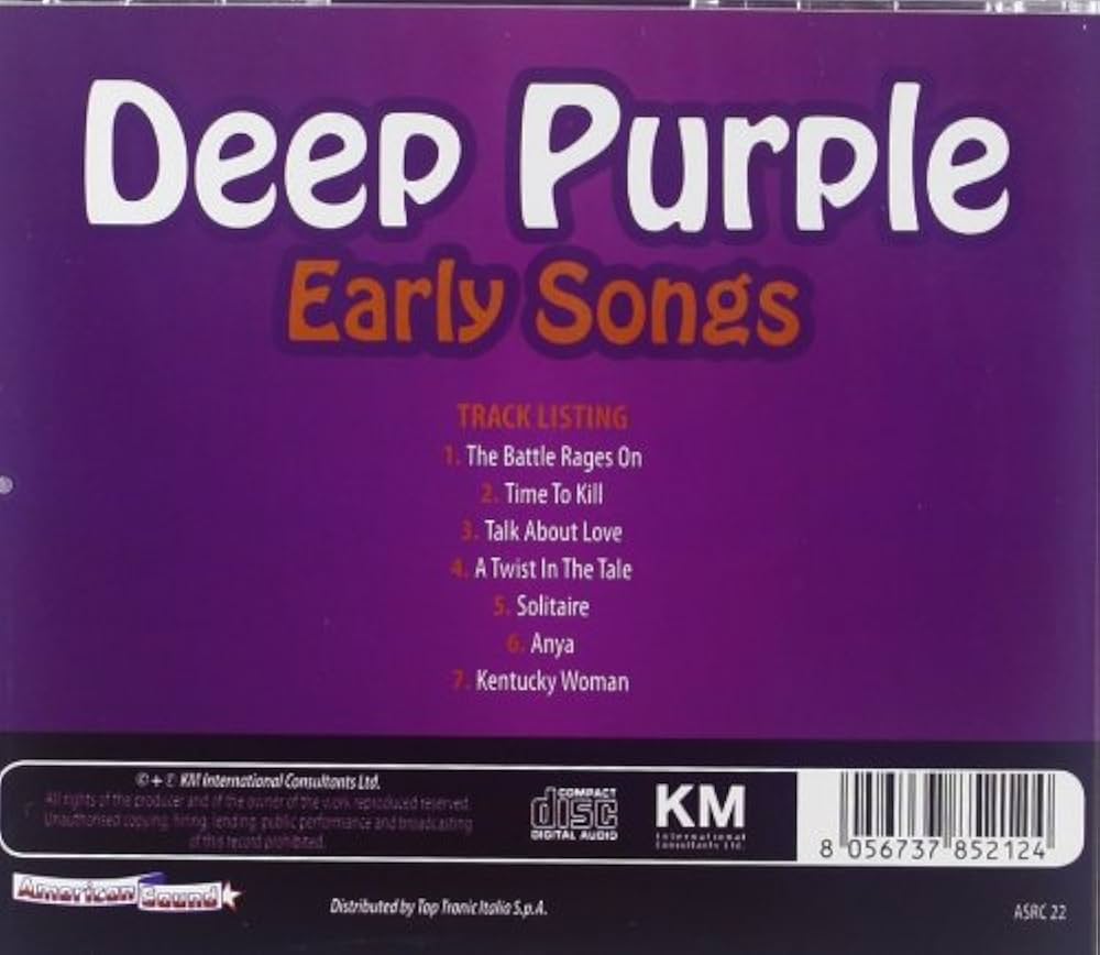 Deep Purple - Early Songs (1 CD): Amazon.ca: Music